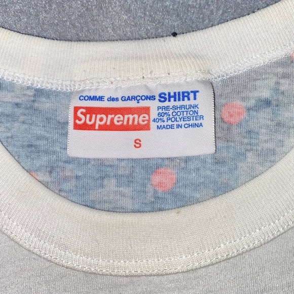 2013 Supreme x Comme des Garcons Digi Camo Box Logo Tee - Picture 4 of 7